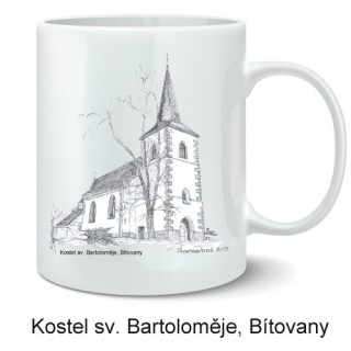 Hrnek "Kostel sv. Bartoloměje, Bítovany"