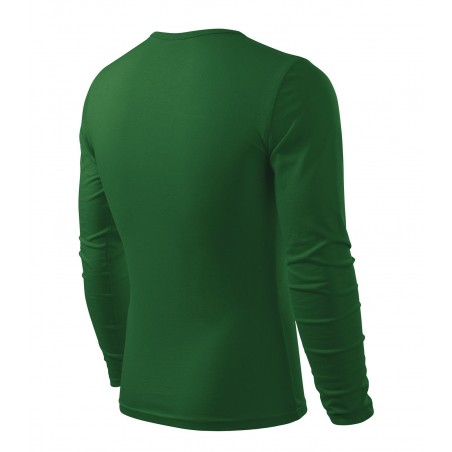 Tričko Malfini Fit-T LS, pánské, lahvově zelená