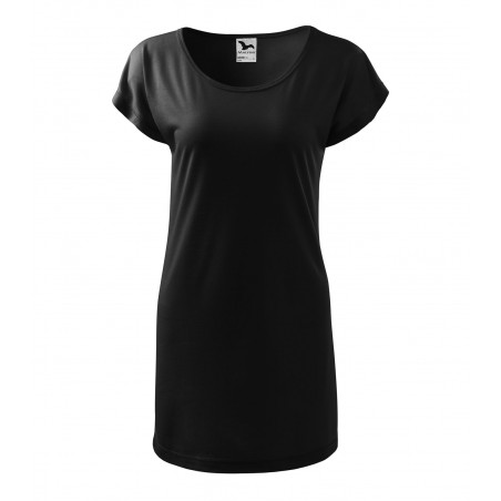 Tričko Malfini Love, šaty dámské, černá