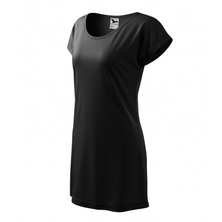 Tričko Malfini Love, šaty dámské, černá