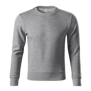 Mikina Zero, unisex, tmavě šedý melír