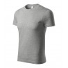 Tričko Paint, unisex, tmavě šedý melír Tričko Paint, unisex, tmavě šedý melír