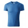 Tričko Paint, unisex, azurově modrá Tričko Paint, unisex, azurově modrá