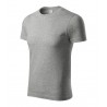 Tričko Peak, unisex, tmavě šedý melír Tričko Peak, unisex, tmavě šedý melír