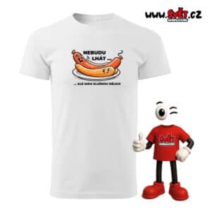 Pánské tričko: Mám slušnou délku