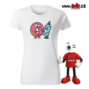 Dámské tričko: Donut se zdobítkem