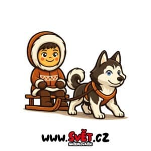 Nažehlovačka: Kuku na saních